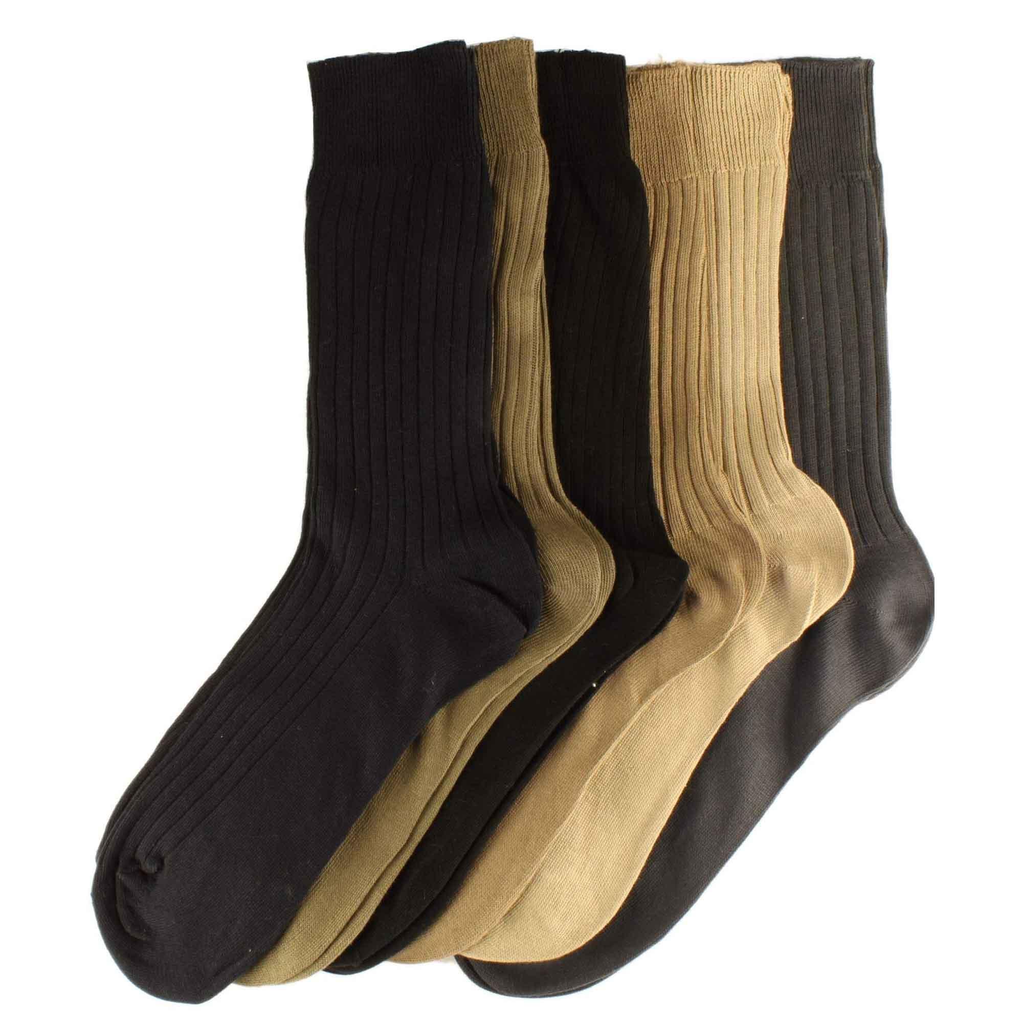 12-pairs-men-s-seamless-toe-100-cotton-dress-socks-ribbed-moisture-wicking-antibacterial-breathable-assorted-colours-for-formal-and-casual-wear-by-sock-stack-socks-1181865246 - Bobobiy