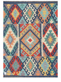 Maimana Afghanistan Kilim Rug - 147 x109 cm - Handmade