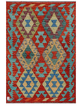 Maimana Afghanistan Kilim Rug - 143 x100 cm - Handmade