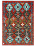 Maimana Afghanistan Kilim Rug - 146 x105 cm - Handmade
