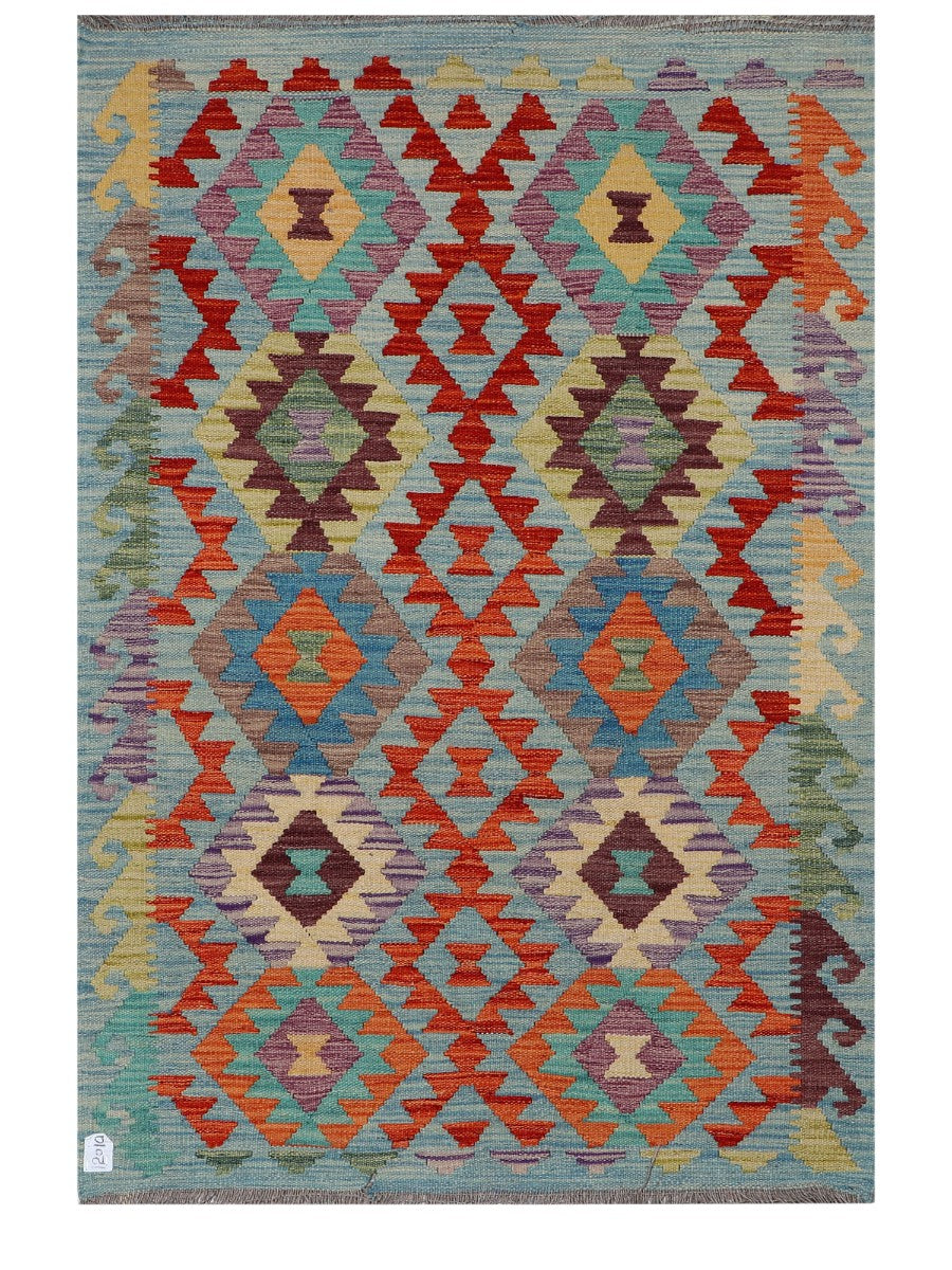 Maimana Afghanistan Kilim Rug - 155 x104 cm - Handmade