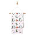 Kids blanket with white base and cactus, arrow, and heart prints