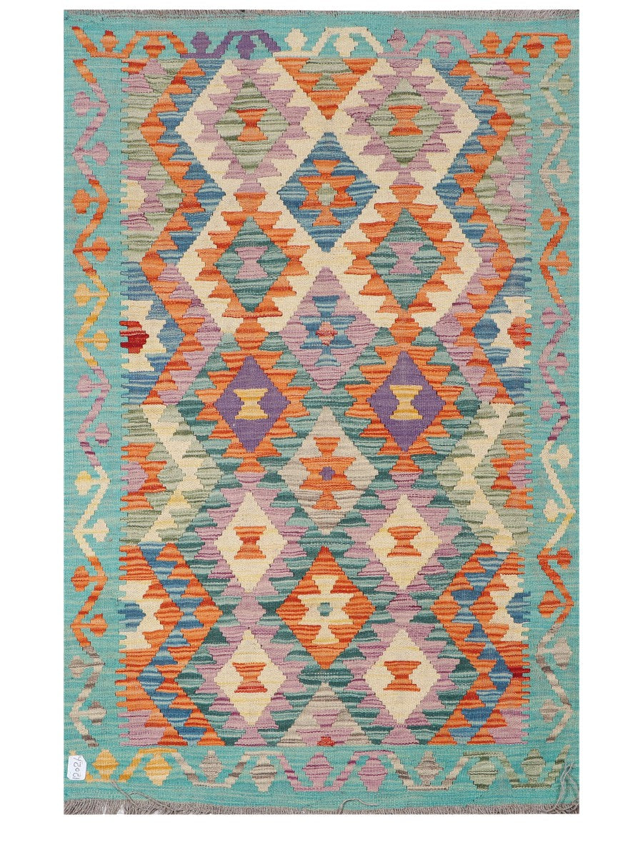 Maimana Afghanistan Kilim Rug - 164 x105 cm - Handmade