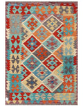Maimana Afghanistan Kilim Rug - 154 x108 cm - Handmade