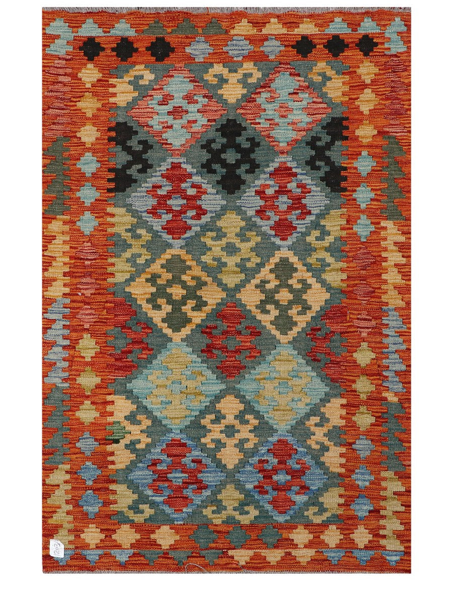 Maimana Afghanistan Kilim Rug - 150 x100 cm - Handmade
