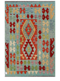Maimana Afghanistan Kilim Rug - 156 x105 cm - Handmade