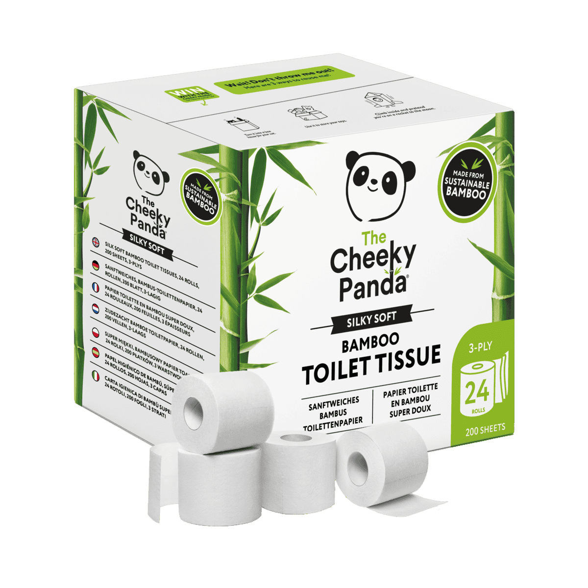 The Cheeky Panda Plastic free toilet tissue - 24pc