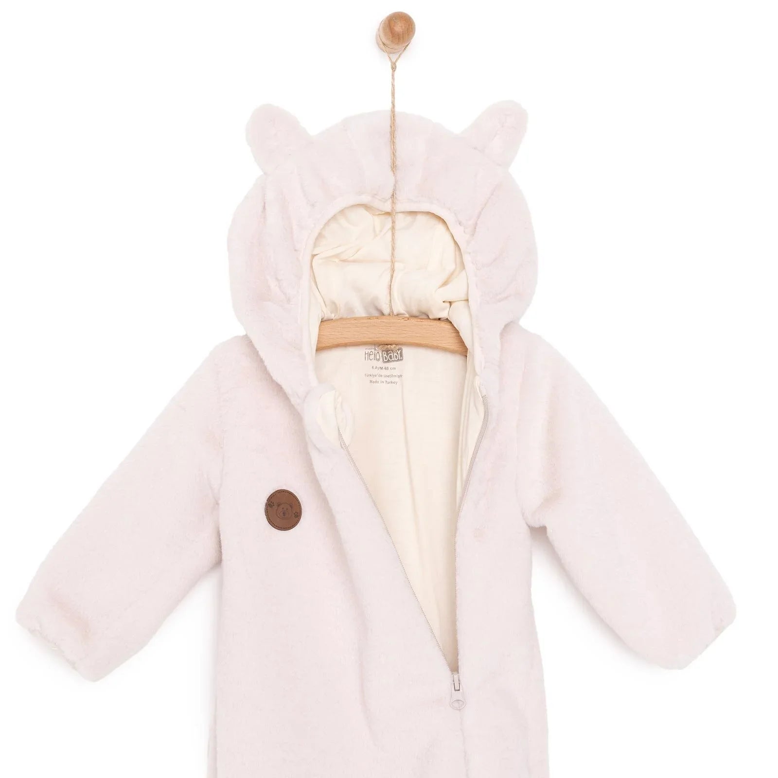 HelloBaby Newborn Unisex Baby Jumpsuit - Beige