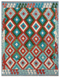 Maimana Afghanistan Kilim Rug - 194 x154 cm - Handmade