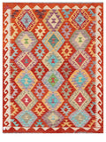 Maimana Afghanistan Kilim Rug - 190 x151 cm - Handmade
