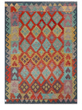 Maimana Afghanistan Kilim Rug - 242 x175 cm - Handmade