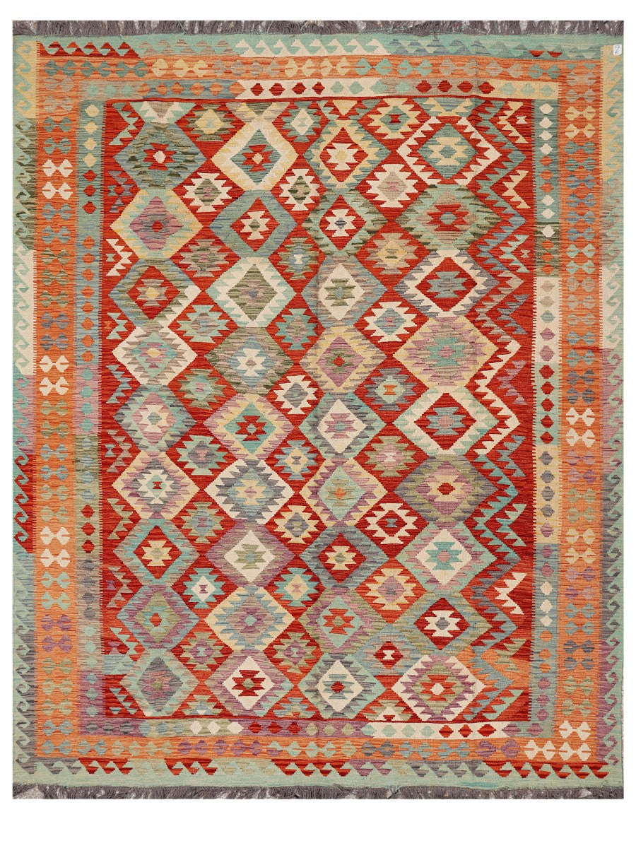 Maimana Afghanistan Kilim Rug - 344 x270 cm - Handmade