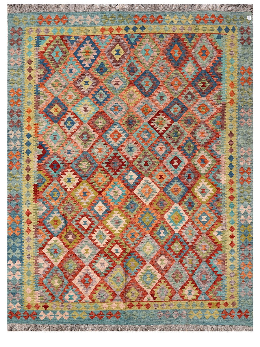 Maimana Afghanistan Kilim Rug - 335 x252 cm - Handmade