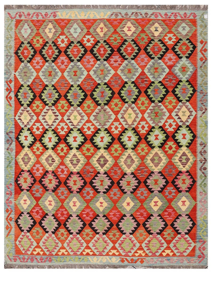 Maimana Afghanistan Kilim Rug - 331 x256 cm - Handmade