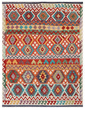 Maimana Afghanistan Kilim Rug - 252 x198 cm - Handmade