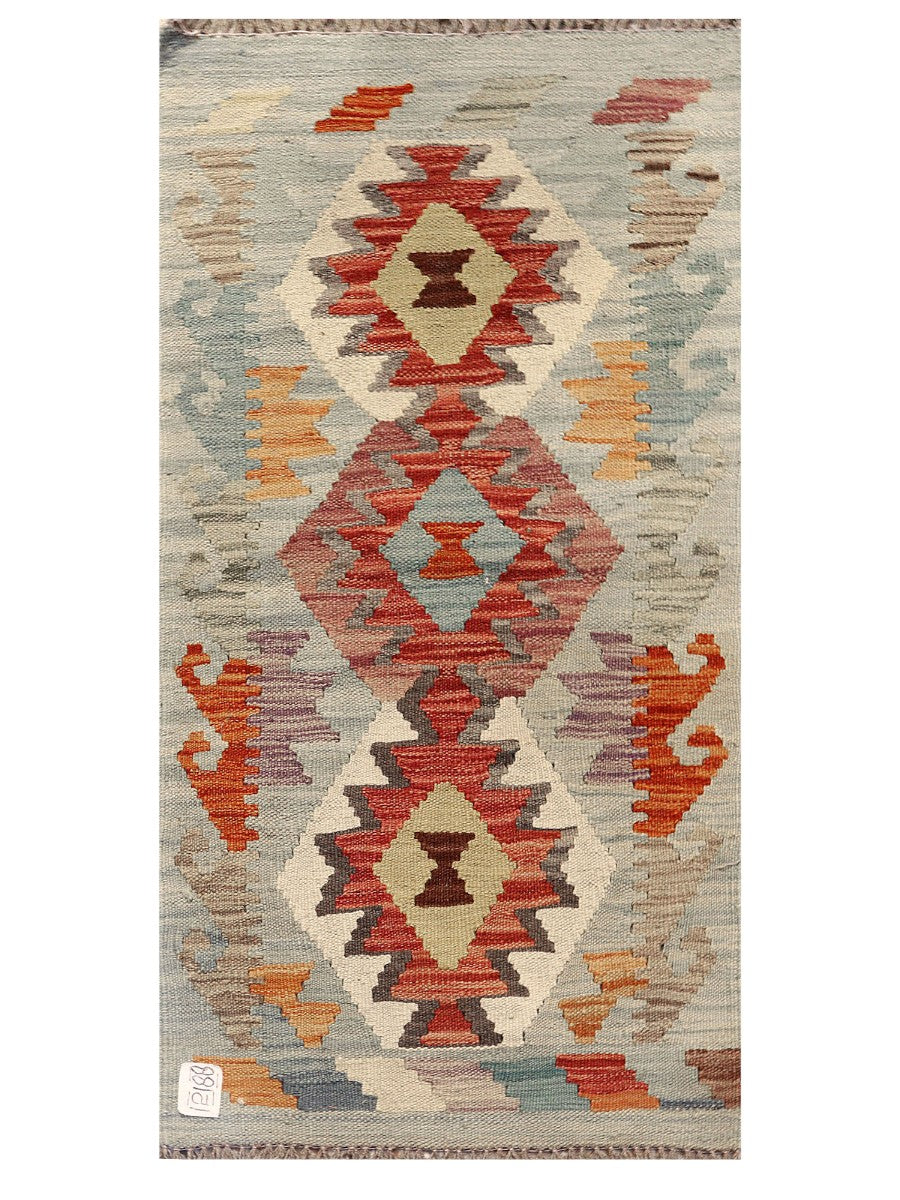 Maimana Afghanistan Kilim Rug - 100 x 51 cm - Handmade