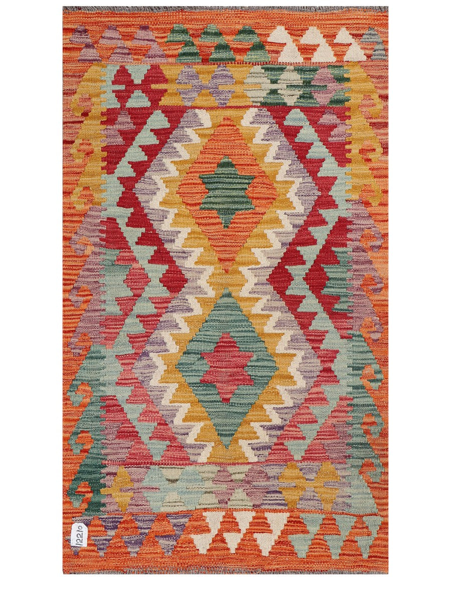 Maimana Afghanistan Kilim Rug - 125 x 74 cm - Handmade