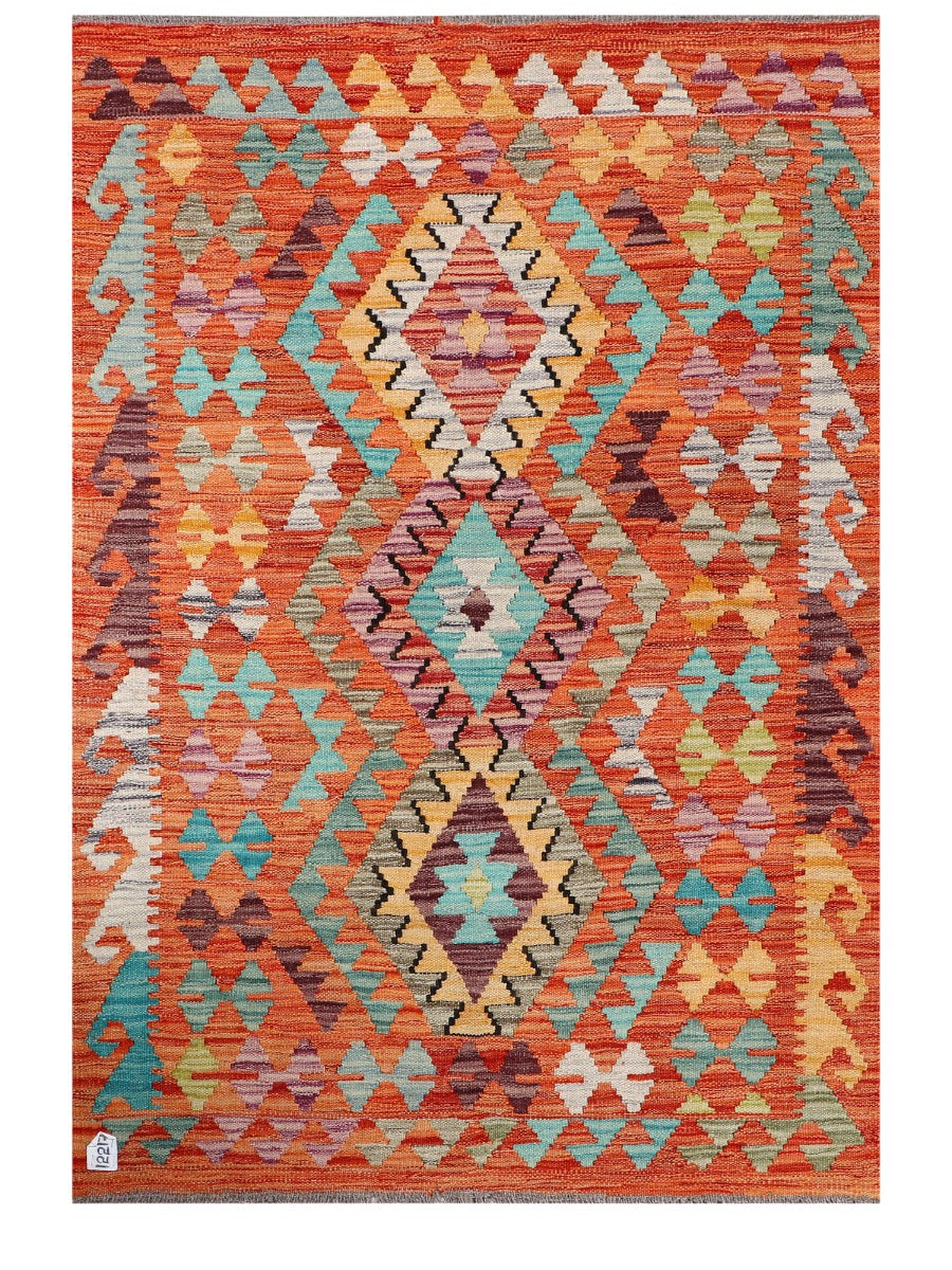 Maimana Afghanistan Kilim Rug - 147 x100 cm - Handmade