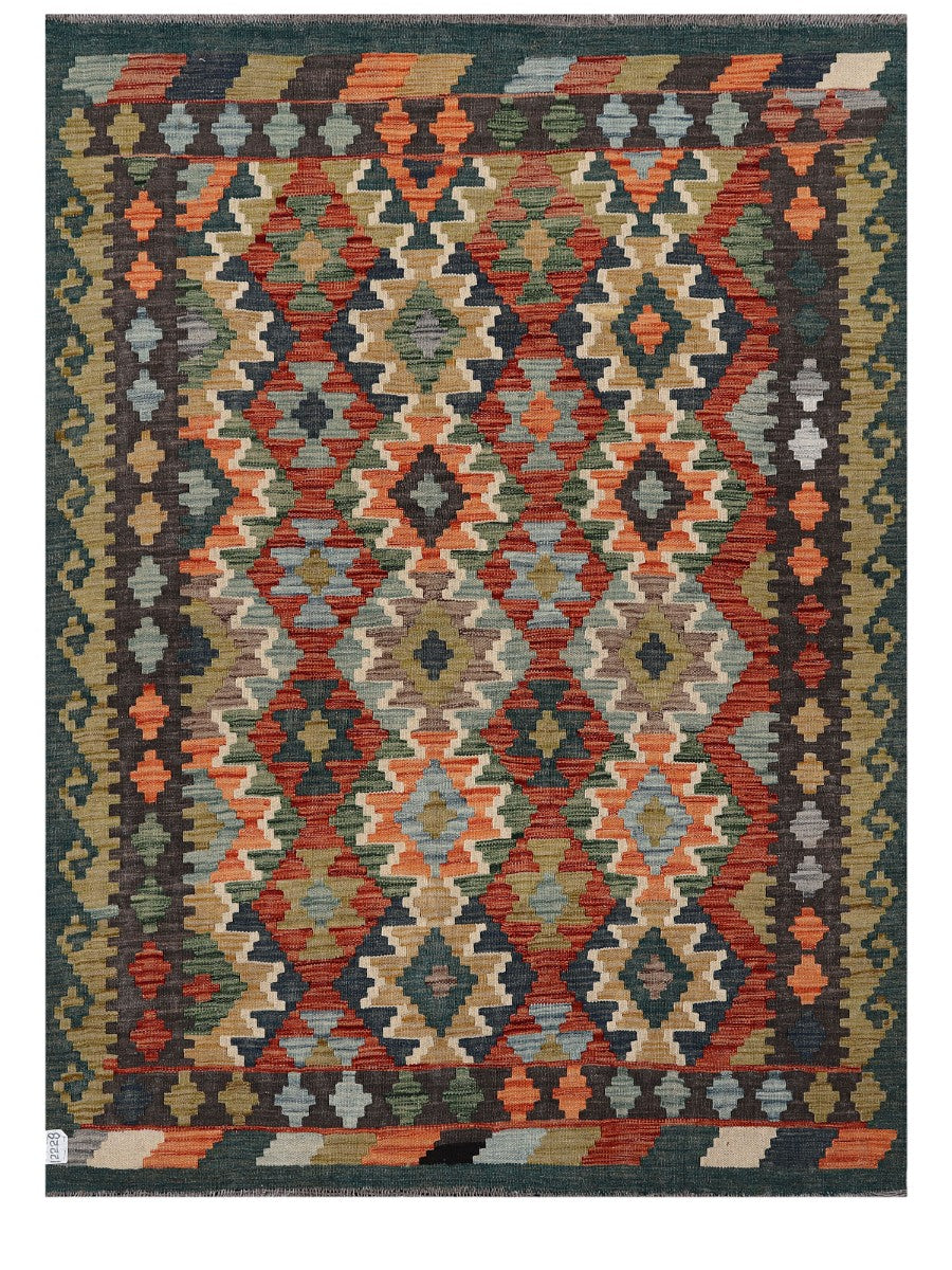 Maimana Afghanistan Kilim Rug - 172 x29 cm - Handmade