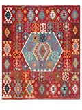 Maimana Afghanistan Kilim Rug - 237 x201 cm - Handmade