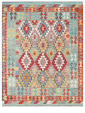 Maimana Afghanistan Kilim Rug - 196 x156 cm - Handmade