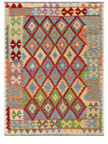 Maimana Afghanistan Kilim Rug - 198 x151 cm - Handmade