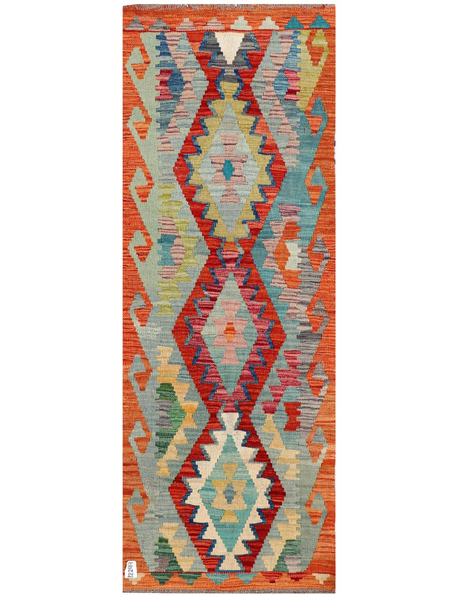 Maimana Afghanistan Kilim Rug - 172 x64 cm - Handmade