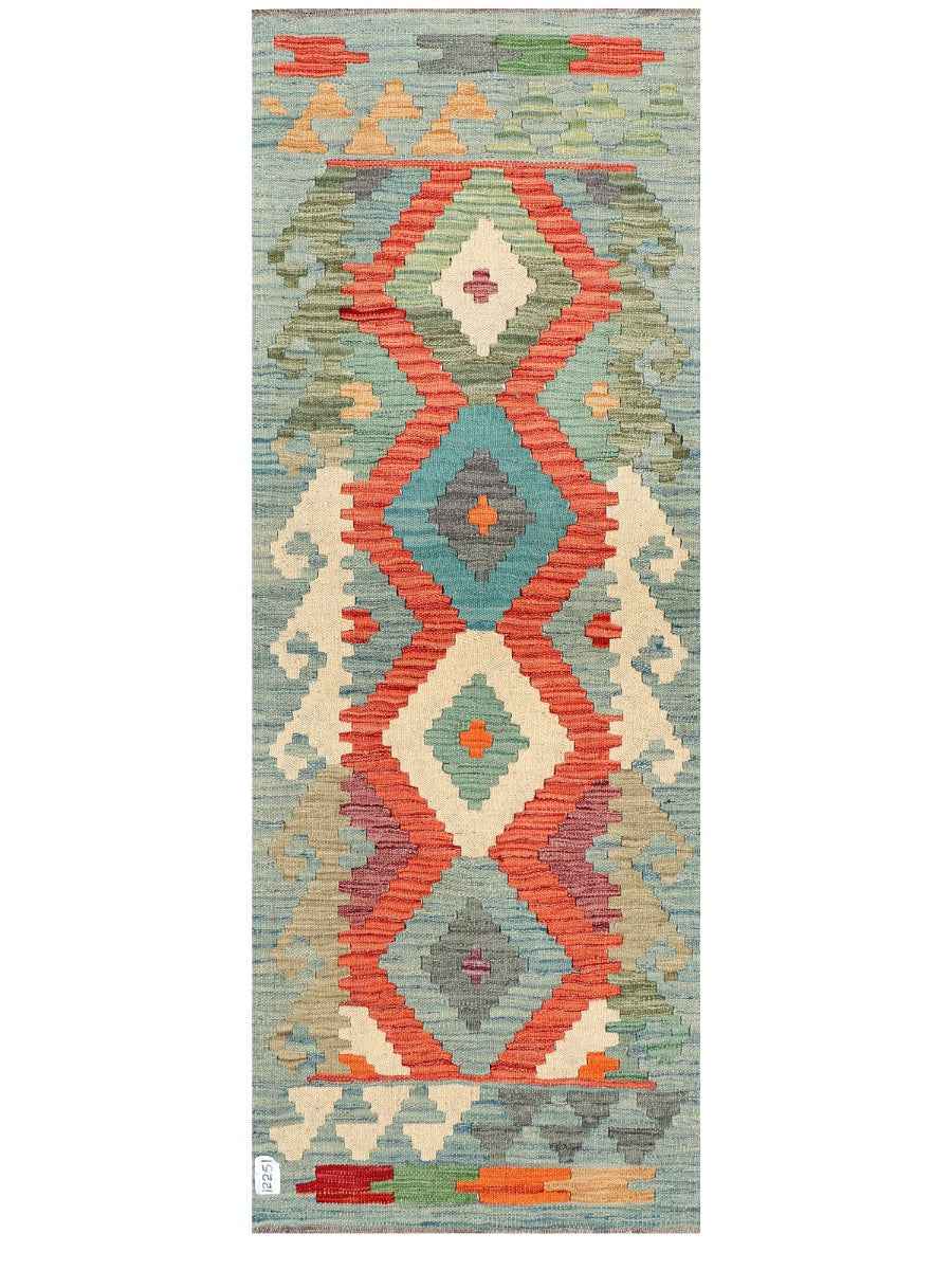 Maimana Afghanistan Kilim Rug - 167 x63 cm - Handmade