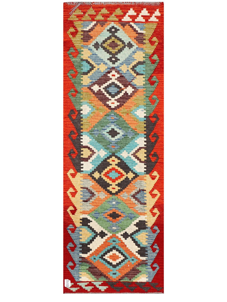 Maimana Afghanistan Kilim Rug - 172 x61 cm - Handmade