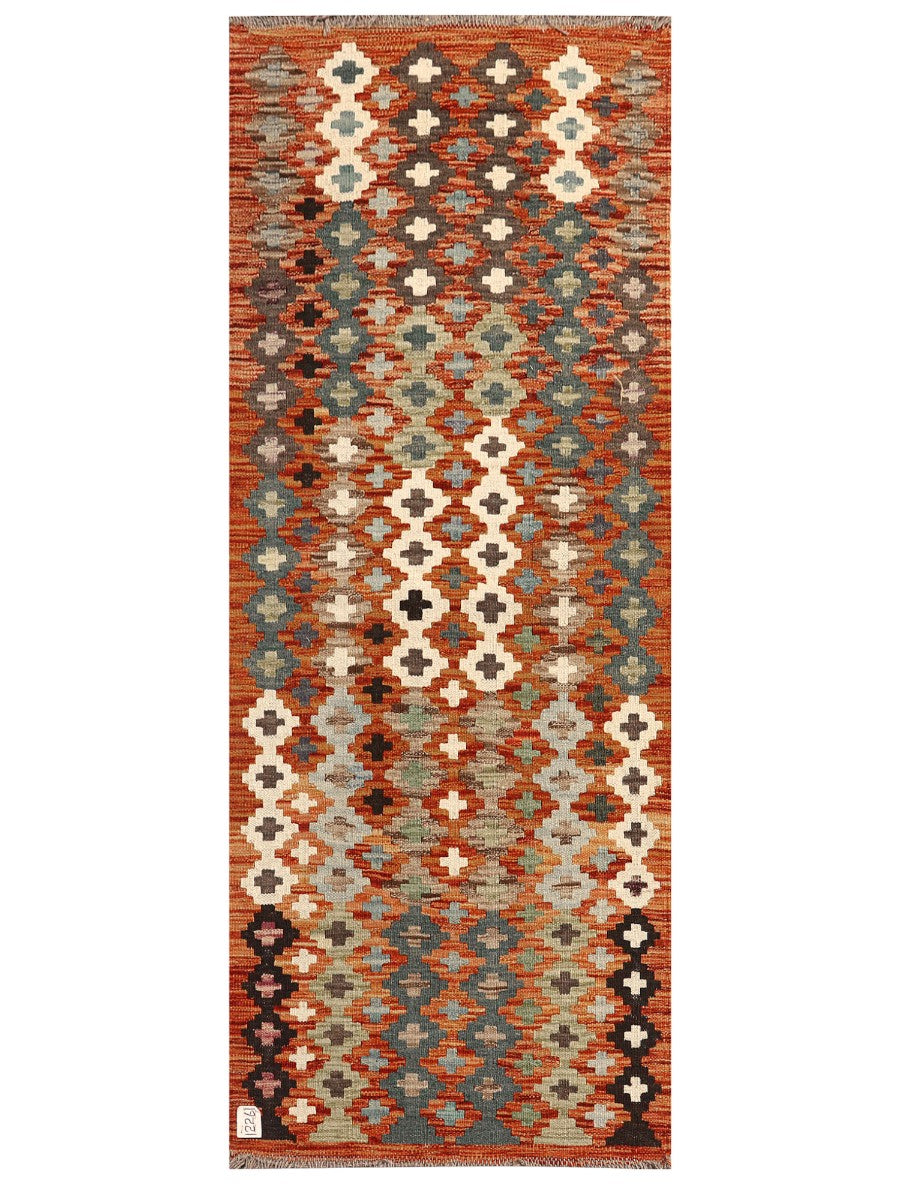 Maimana Afghanistan Kilim Rug - 170 x67 cm - Handmade