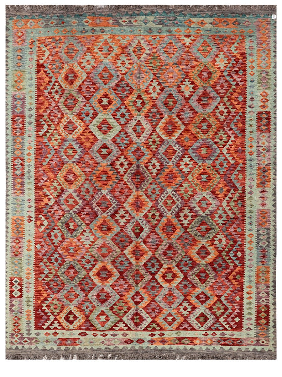 Maimana Afghanistan Kilim Rug - 350 x268 cm - Handmade