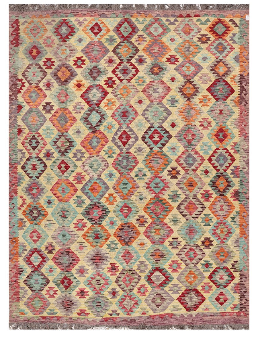 Maimana Afghanistan Kilim Rug - 348 x258 cm - Handmade
