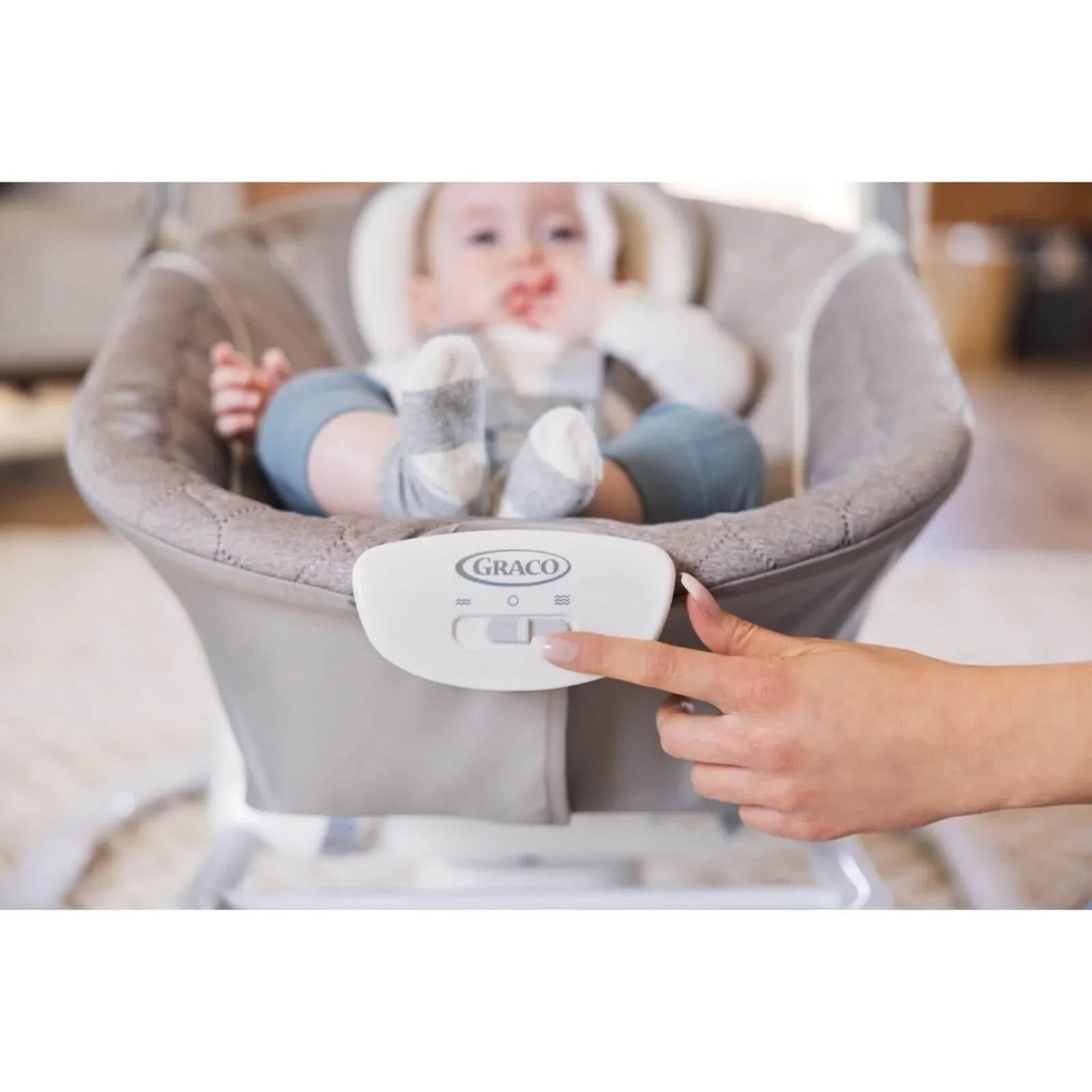 Graco SoftSway Silent 2-in-1  Smart Swing - Starlight