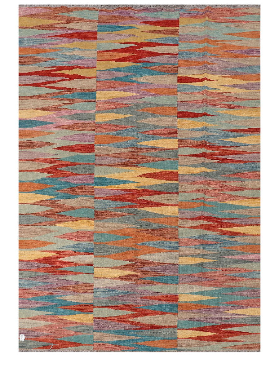 Maimana Afghanistan Kilim Rug - 247 x172 cm - Handmade