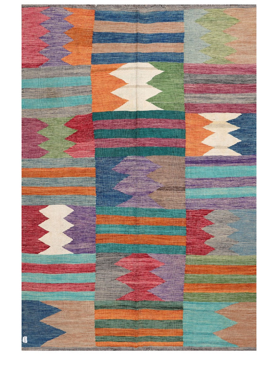 Maimana Afghanistan Kilim Rug - 247 x170 cm - Handmade