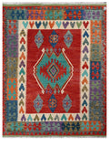 Maimana Afghanistan Kilim Rug - 196 x151 cm - Handmade