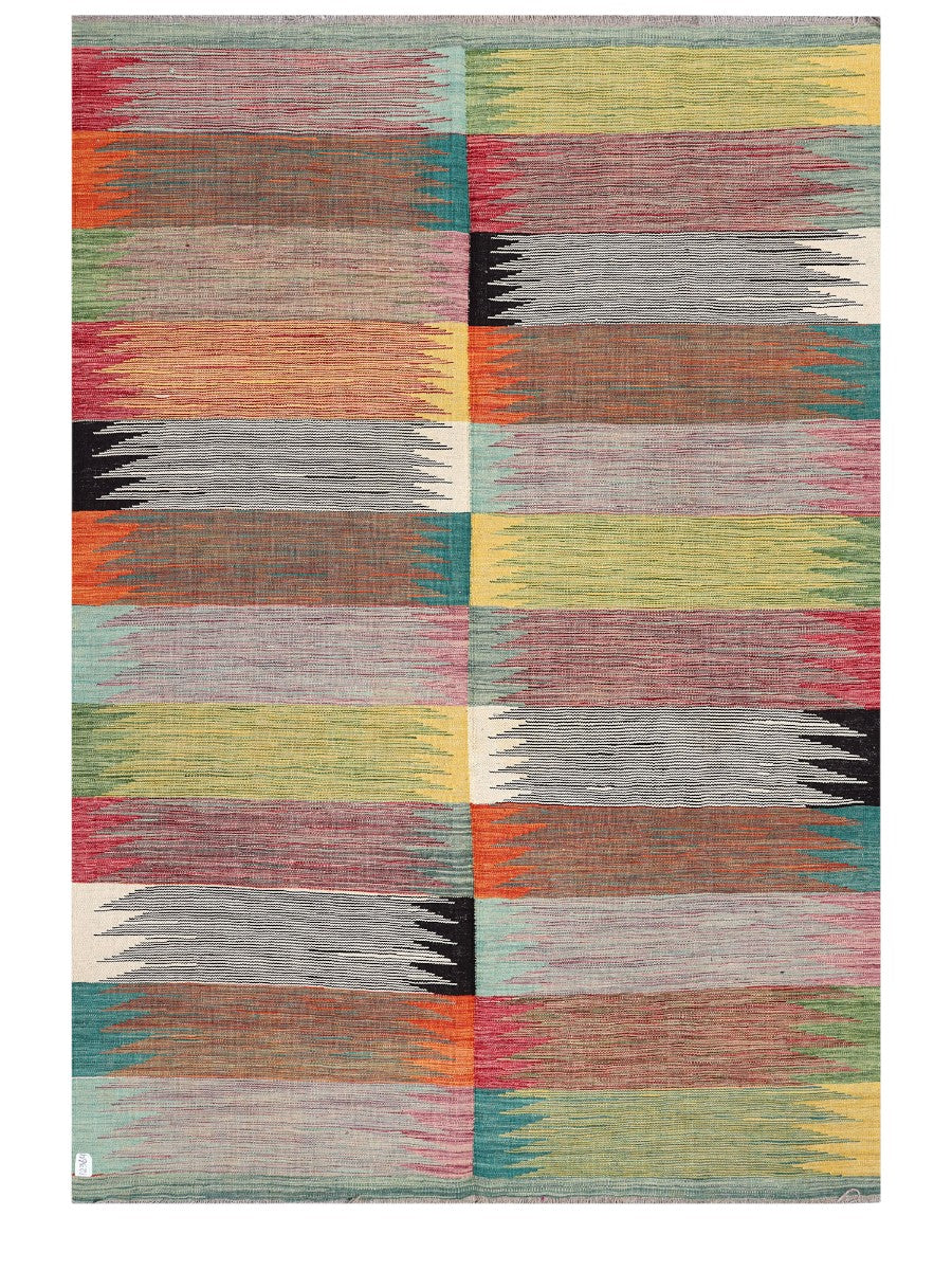Maimana Afghanistan Kilim Rug - 249 x173 cm - Handmade