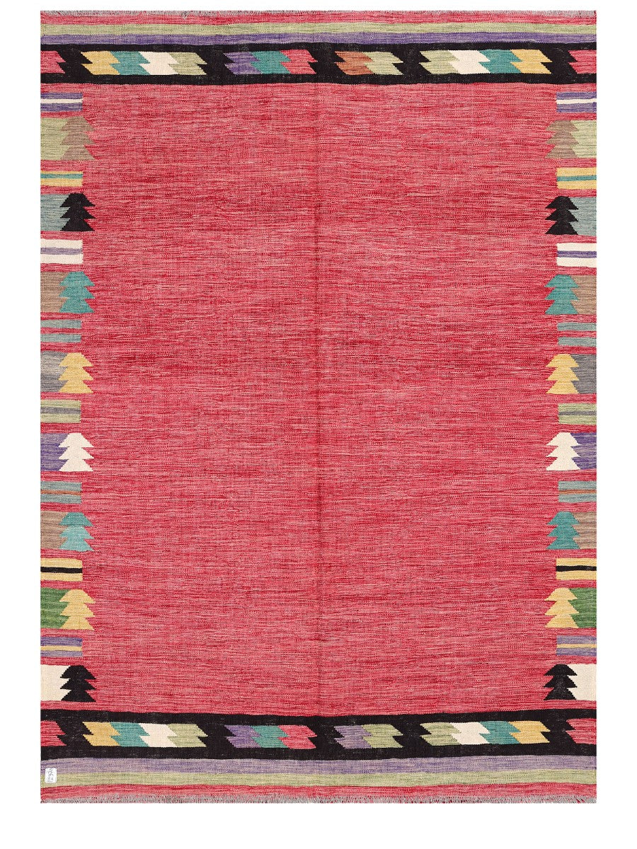 Maimana Afghanistan Kilim Rug - 243 x174 cm - Handmade