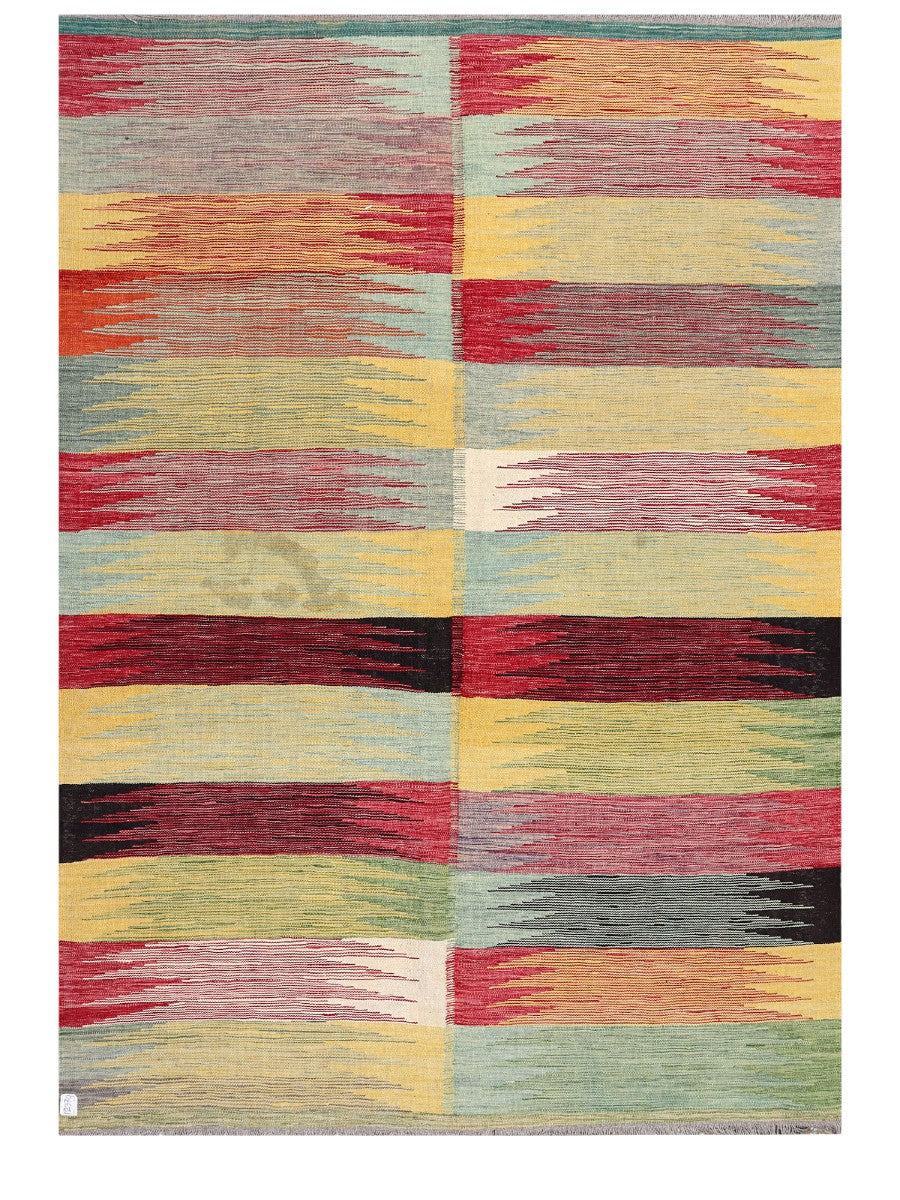 Maimana Afghanistan Kilim Rug - 244 x174 cm - Handmade