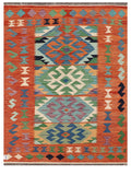 Maimana Afghanistan Kilim Rug - 199 x152 cm - Handmade