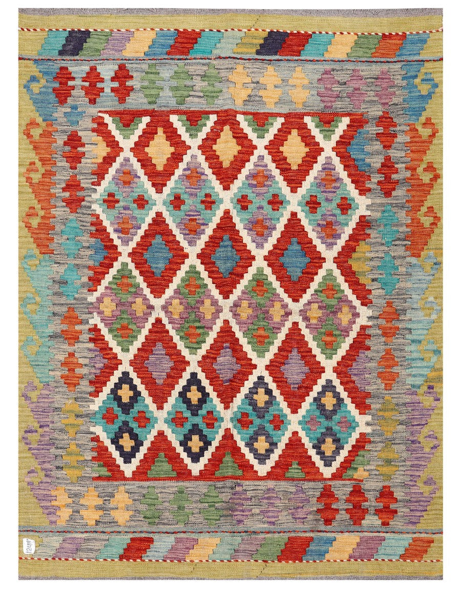Maimana Afghanistan Kilim Rug - 171 x127 cm - Handmade
