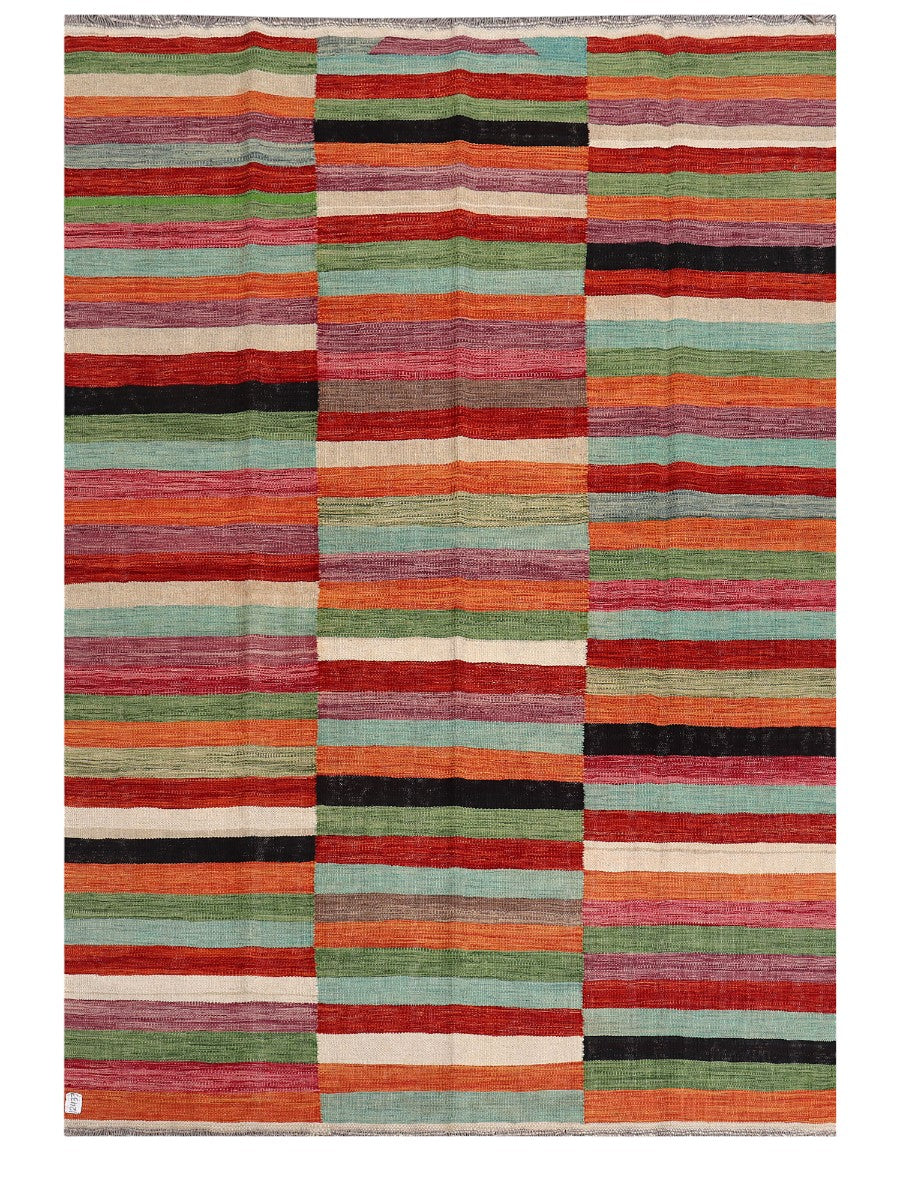 Maimana Afghanistan Kilim Rug - 247 x170 cm - Handmade