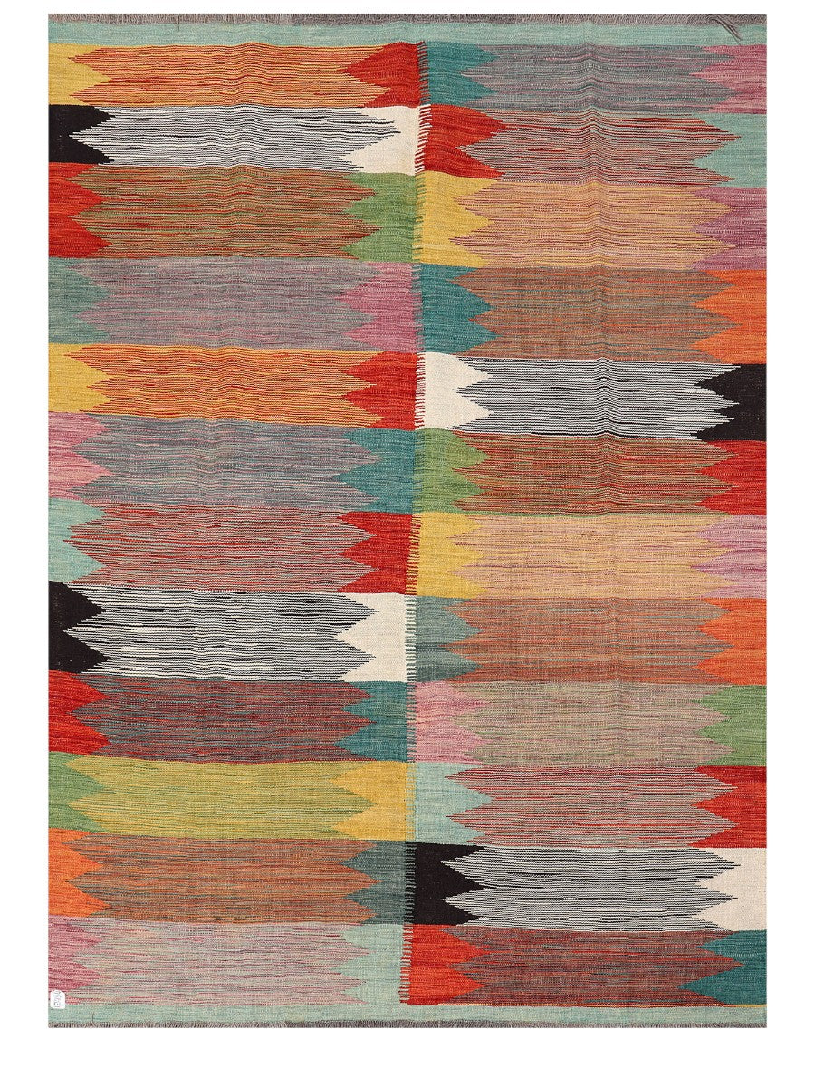 Maimana Afghanistan Kilim Rug - 247 x175 cm - Handmade