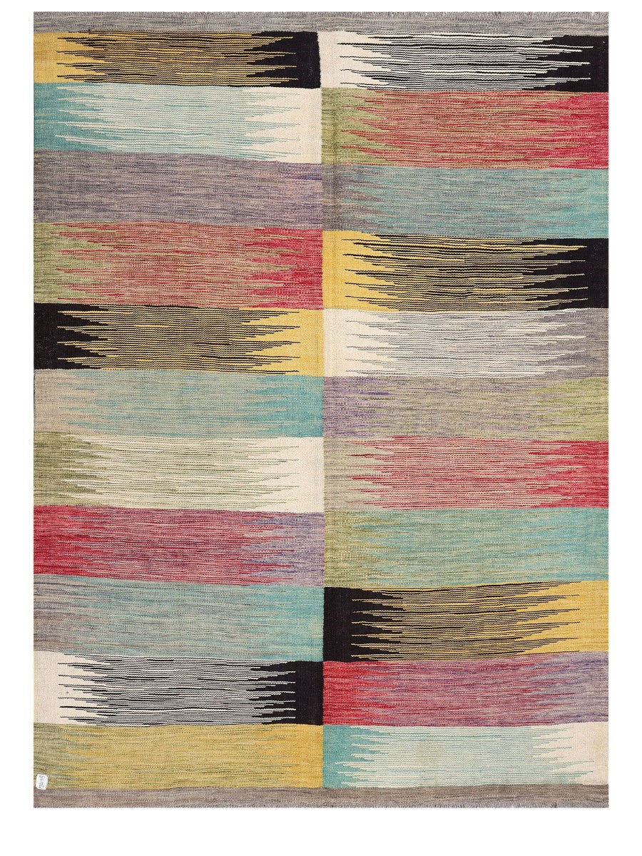 Maimana Afghanistan Kilim Rug - 240 x177 cm - Handmade
