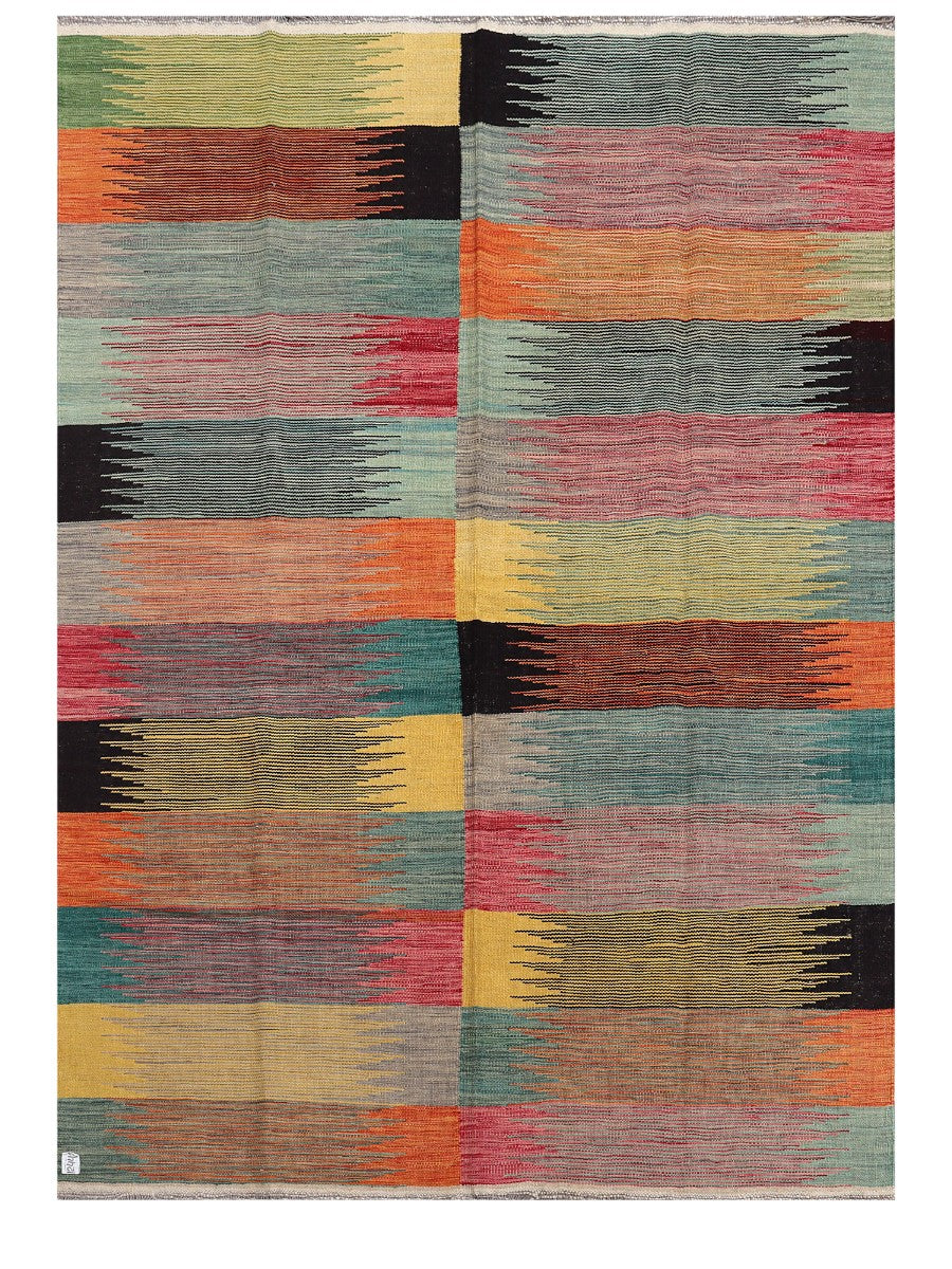 Maimana Afghanistan Kilim Rug - 239 x169 cm - Handmade