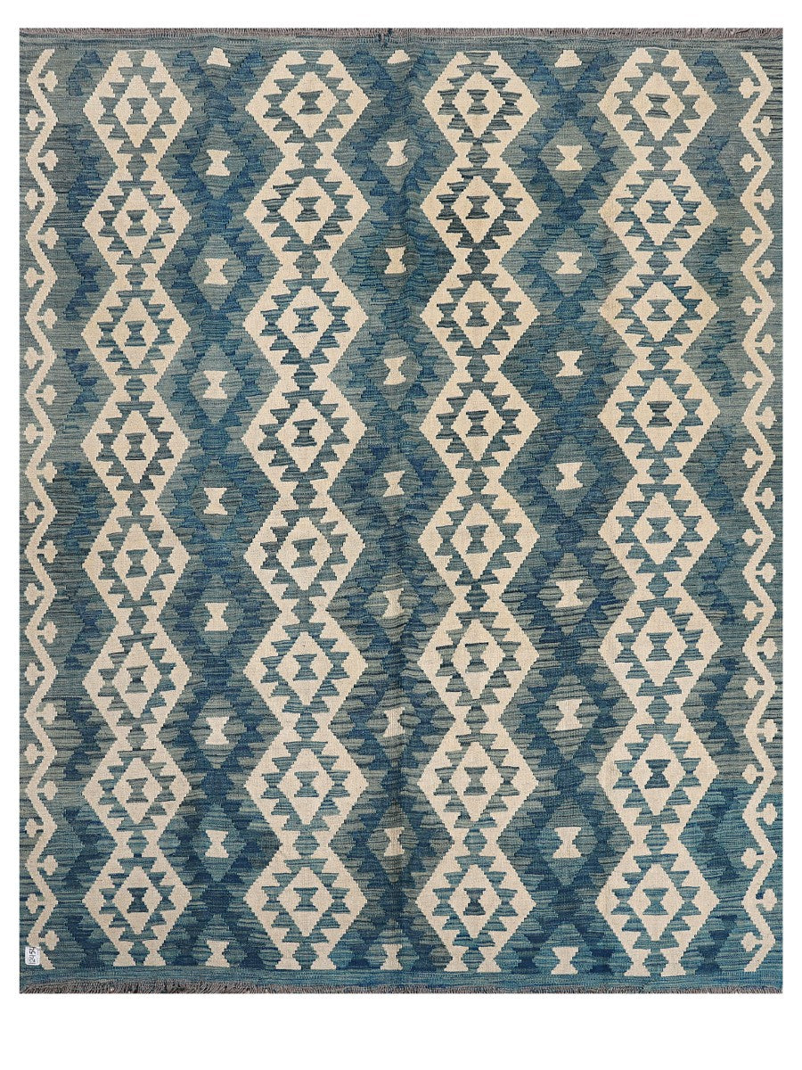 Maimana Afghanistan Kilim Rug - 239 x189 cm - Handmade