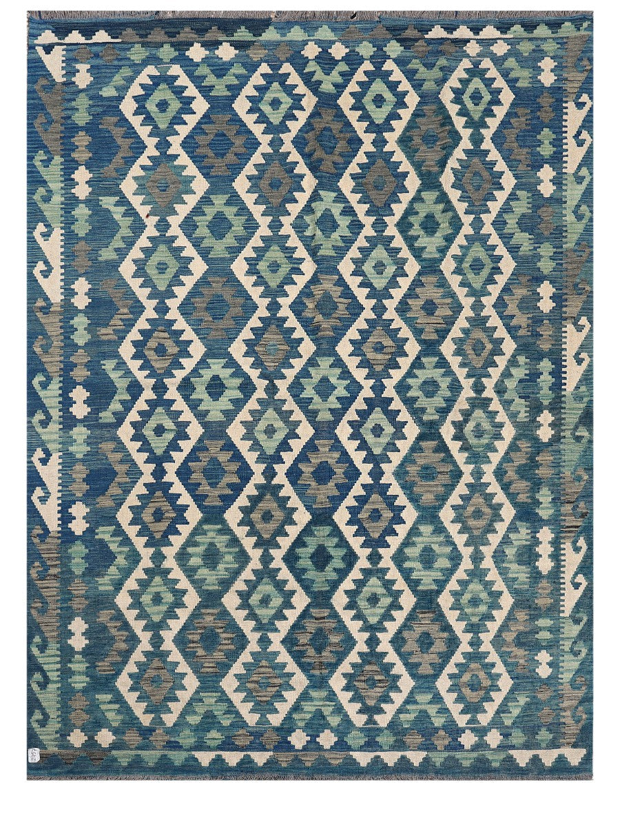 Maimana Afghanistan Kilim Rug - 243 x179 cm - Handmade