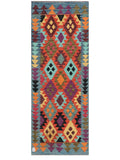 Maimana Afghanistan Kilim Rug - 198 x76 cm - Handmade
