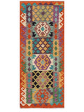 Maimana Afghanistan Kilim Rug - 197 x84 cm - Handmade