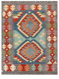 Maimana Afghanistan Kilim Rug - 196 x148 cm - Handmade